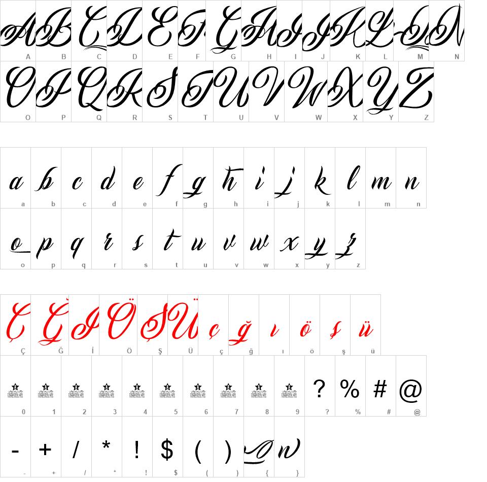 Mon Cherry font